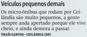 Metro Brasilia_09-05-2016_Carta Leitor_Micro Onibus_Ceilandia