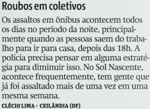 Metro Brasilia_19-07-2016_Queixa Leitor_Onibus_Roubo