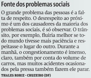 Metro Brasilia_Queixa Leitor_01-03-2016_Transito_caos