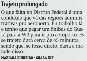 Metro Brasilia_Queixa Leitor_28-03-2016_Onibus_Guara