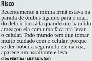 Metro Brasilia_Queixa Leitor_29-02-2016_Onibus_Assalto